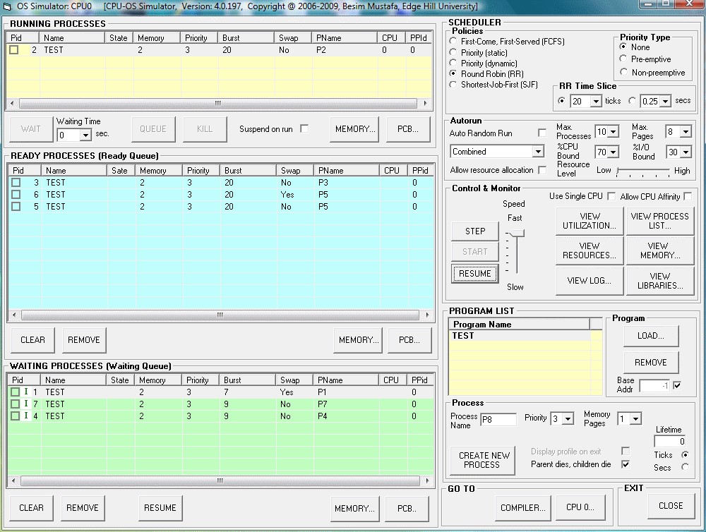 os – CPU-OS Simulator